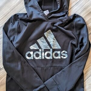Adidas Kids Black Hoodie